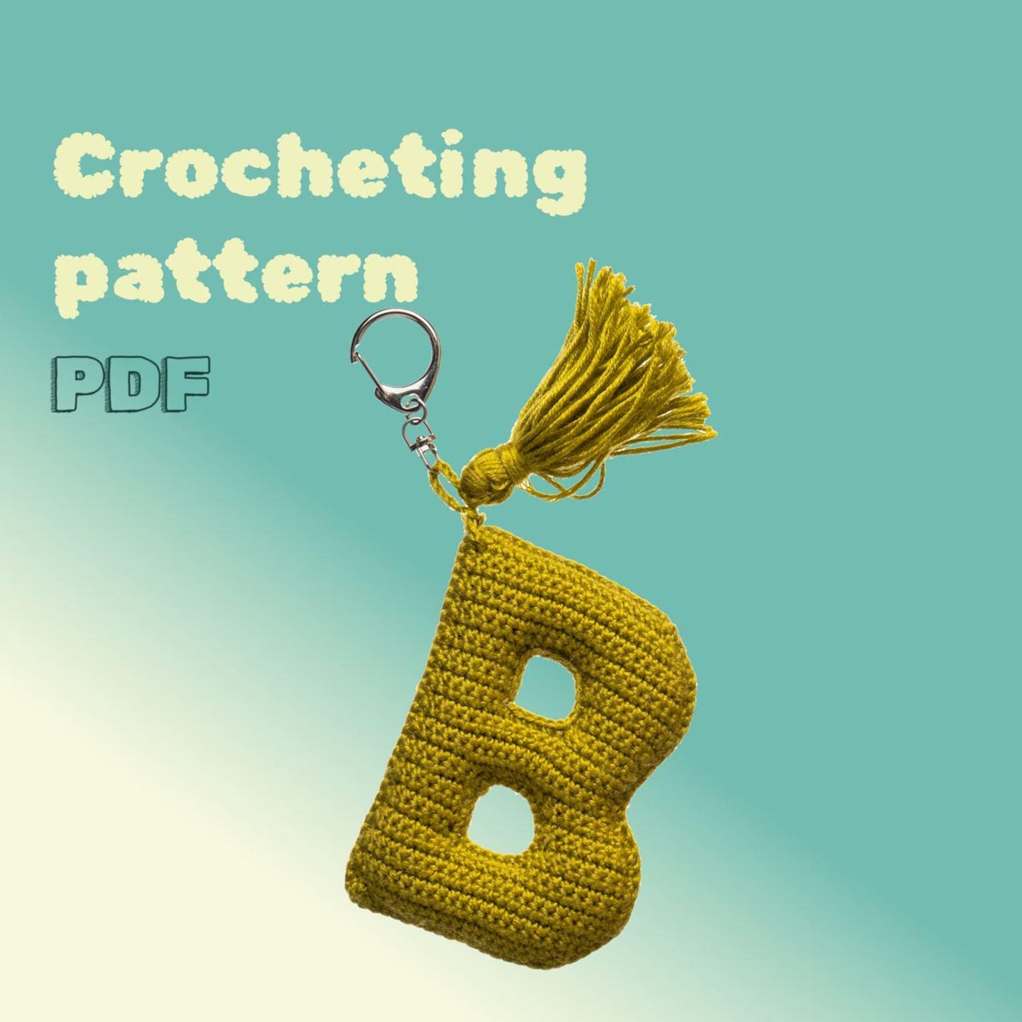 Letter "B" crochet pattern